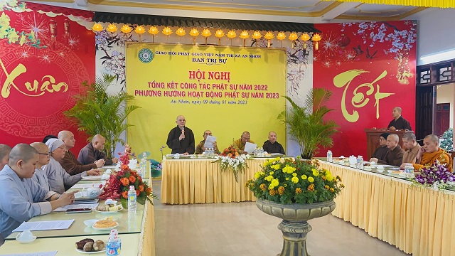 Phật giáo Tx. An Nhơn tổng kết công tác Phật sự năm 2022